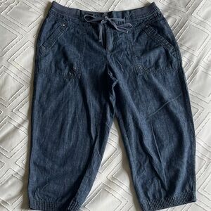 White Stag Blue Capris